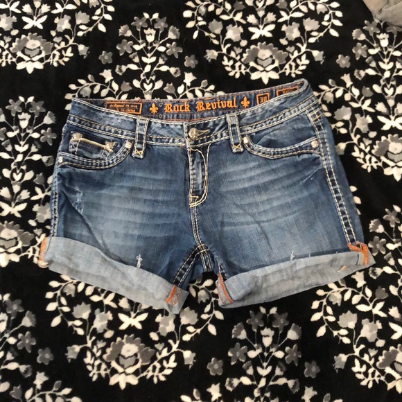 Rock Revival Pants - Rock Revival Cut Off Shorts